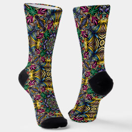 Bright Socks フラクタル シームレス パターン 0042016 ソックス