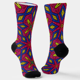 Bright Socks フラクタル シームレス パターン 0042020 ソックス