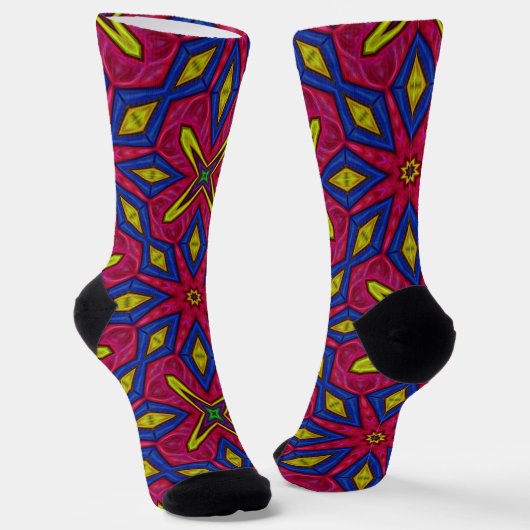 Bright Socks フラクタル シームレス パターン 0042020 ソックス (傾斜あり)