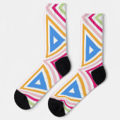 Bright Socks フラクタル シームレス パターン 0042023 ソックス (左)