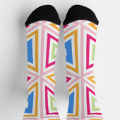 Bright Socks フラクタル シームレス パターン 0042023 ソックス (上部)