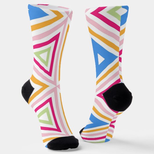 Bright Socks フラクタル シームレス パターン 0042023 ソックス (傾斜あり)