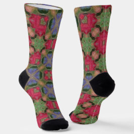 Bright Socks フラクタル シームレス パターン 0042024 ソックス