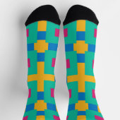 Bright Socks フラクタル シームレス パターン 0042025 ソックス (上部)