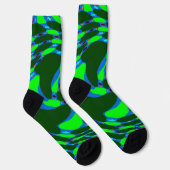Bright Socks フラクタル シームレス パターン 0042029 ソックス (右)