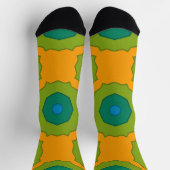 Bright Socks フラクタル シームレス パターン 0042067 ソックス (上部)