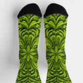 Bright Socks 凝ったシームレスパターン 0039300 ソックス (上部)