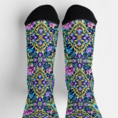 Bright Socks 凝ったシームレスパターン 0039351 ソックス (上部)