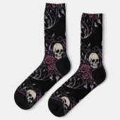 Bright Socks 凝ったシームレス パターン 0039383 ソックス (左)