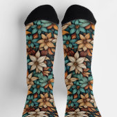Bright Socks 壮大なシームレス パターン 0039397 ソックス (上部)