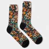 Bright Socks 壮大なシームレス パターン 0039397 ソックス (右)