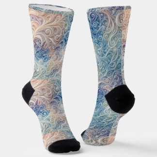 Bright Socks 壮麗なシームレス パターン 0039414 ソックス