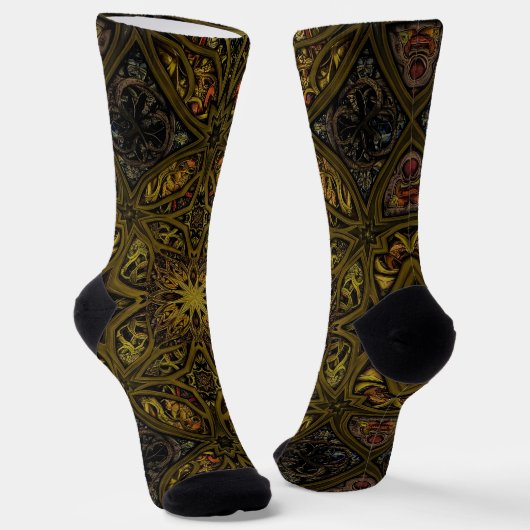 Bright Socks 特殊なシームレス柄 0039286 ソックス (傾斜あり)