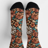 Bright Socks 特殊なシームレス柄 0039388 ソックス (上部)