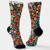 Bright Socks 特殊なシームレス柄 0039388 ソックス (傾斜あり)