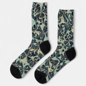 Bright Socks 特殊なシームレス柄 0039402 ソックス (左)