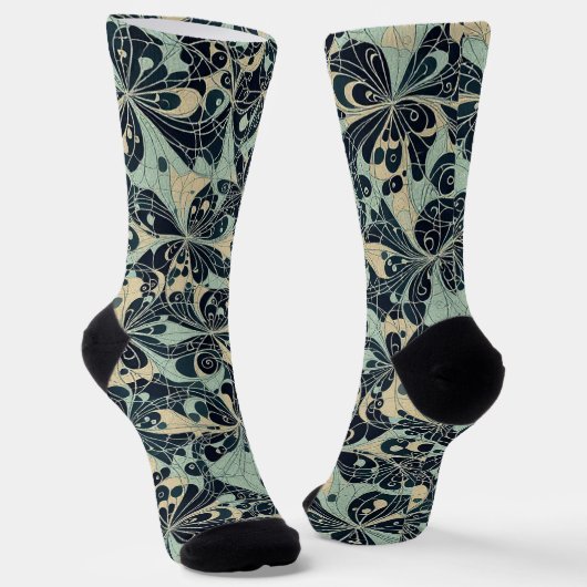 Bright Socks 特殊なシームレス柄 0039402 ソックス (傾斜あり)