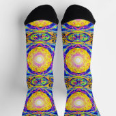 Bright Socks 特殊なシームレス柄 0039416 ソックス (上部)