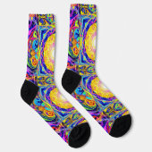 Bright Socks 特殊なシームレス柄 0039416 ソックス (右)