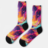 Bright Socks 絵画アート 0038494 ソックス (左)