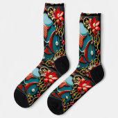 Bright Socks 絵画アート 0038514 ソックス (左)