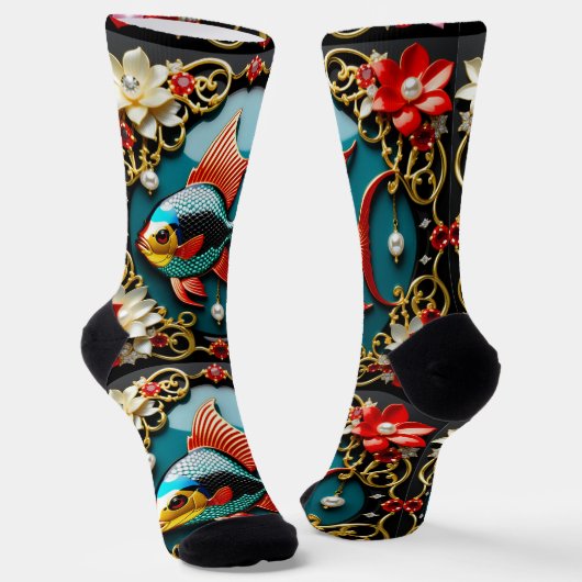 Bright Socks 絵画アート 0038514 ソックス (傾斜あり)