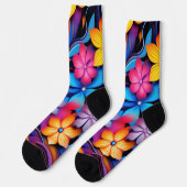 Bright Socks 絵画アート 0038515 ソックス (左)