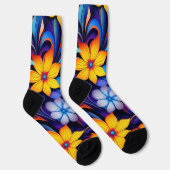 Bright Socks 絵画アート 0038515 ソックス (右)