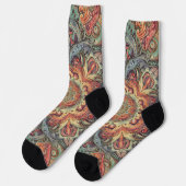 Bright Socks 華やかなシームレス柄 0039301 ソックス (左)