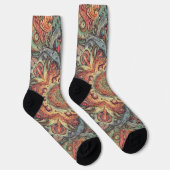 Bright Socks 華やかなシームレス柄 0039301 ソックス (右)