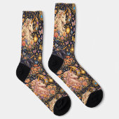 Bright Socks 華やかなシームレス柄 0047407 ソックス (右)