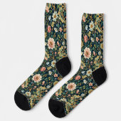 Bright Socks 華やかなシームレス パターン 0039377 ソックス (左)