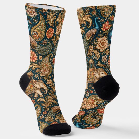 Bright Socks 華やかなシームレス パターン 0047414 ソックス (傾斜あり)