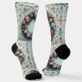 Bright Socks 贅沢なシームレス柄 0039398 ソックス (傾斜あり)