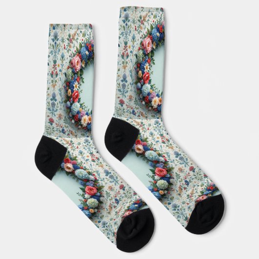 Bright Socks 贅沢なシームレス柄 0039398 ソックス (右)