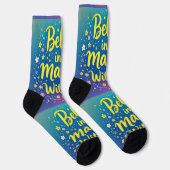 Bright Socks Believe In The Magic Within 0039472 ソックス (右)
