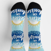 Bright Socks Believe In Yourself Socks 0039473 ソックス (上部)