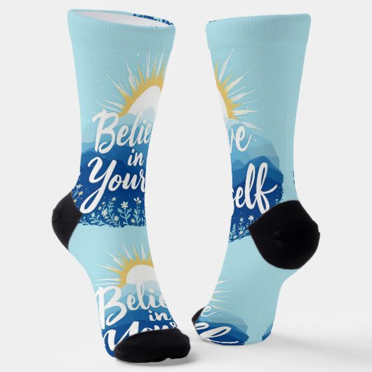 Bright Socks Believe In Yourself Socks 0039473 ソックス (傾斜あり)