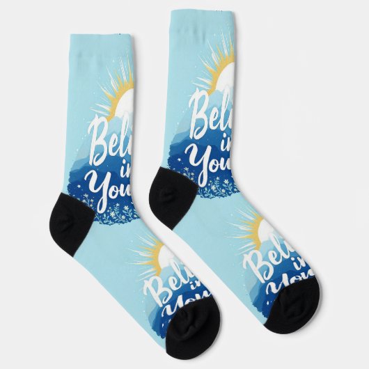Bright Socks Believe In Yourself Socks 0039473 ソックス (右)