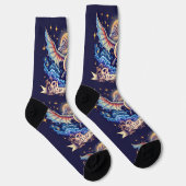 Bright Socks Dragon Rise Above 0044072 ソックス (右)