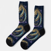 Bright Socks Dragon Wild At Heart 0044081 ソックス (左)