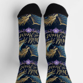 Bright Socks Dragon Wild At Heart 0044081 ソックス (上部)