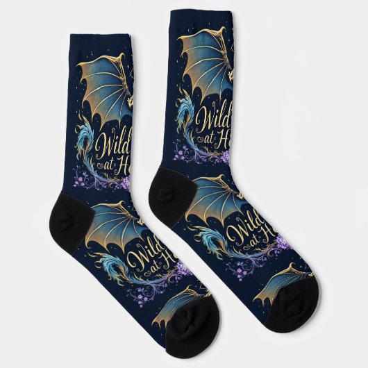 Bright Socks Dragon Wild At Heart 0044081 ソックス (右)