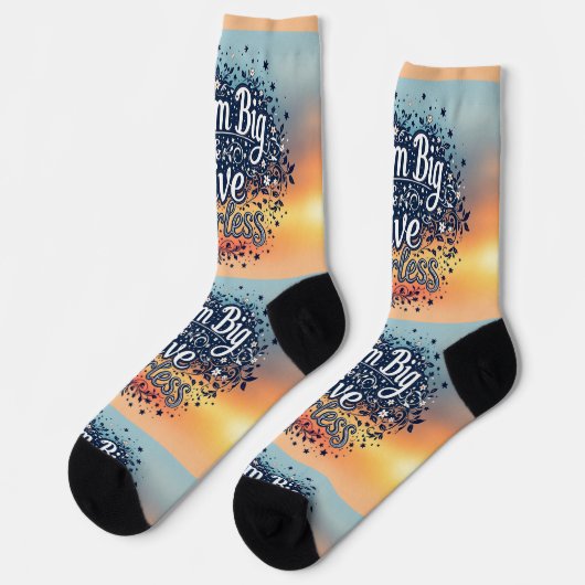 Bright Socks Dream Big & Live Fearless 0044007 ソックス (左)