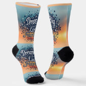 Bright Socks Dream Big & Live Fearless 0044007 ソックス (傾斜あり)