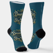 Bright Socks Dream Big Stay Wild 0044006 ソックス (傾斜あり)