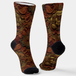 Bright Socks Elaborate Seamless Patterns 0039293 ソックス