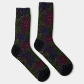 Bright Socks Elaborate Seamless Patterns 0039303 ソックス (右)