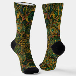 Bright Socks Elaborate Seamless Patterns 0039305 ソックス