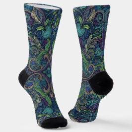 Bright Socks Elaborate Seamless Patterns 0039307 ソックス